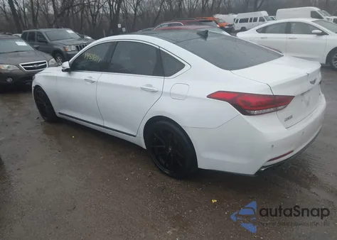 2015 Hyundai Genesis 5.0 from USA, damaged, VIN KMHGN4JF0FU029621